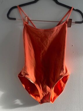 Vintage j.crew  Bright Orange One-Piece Swimsuit